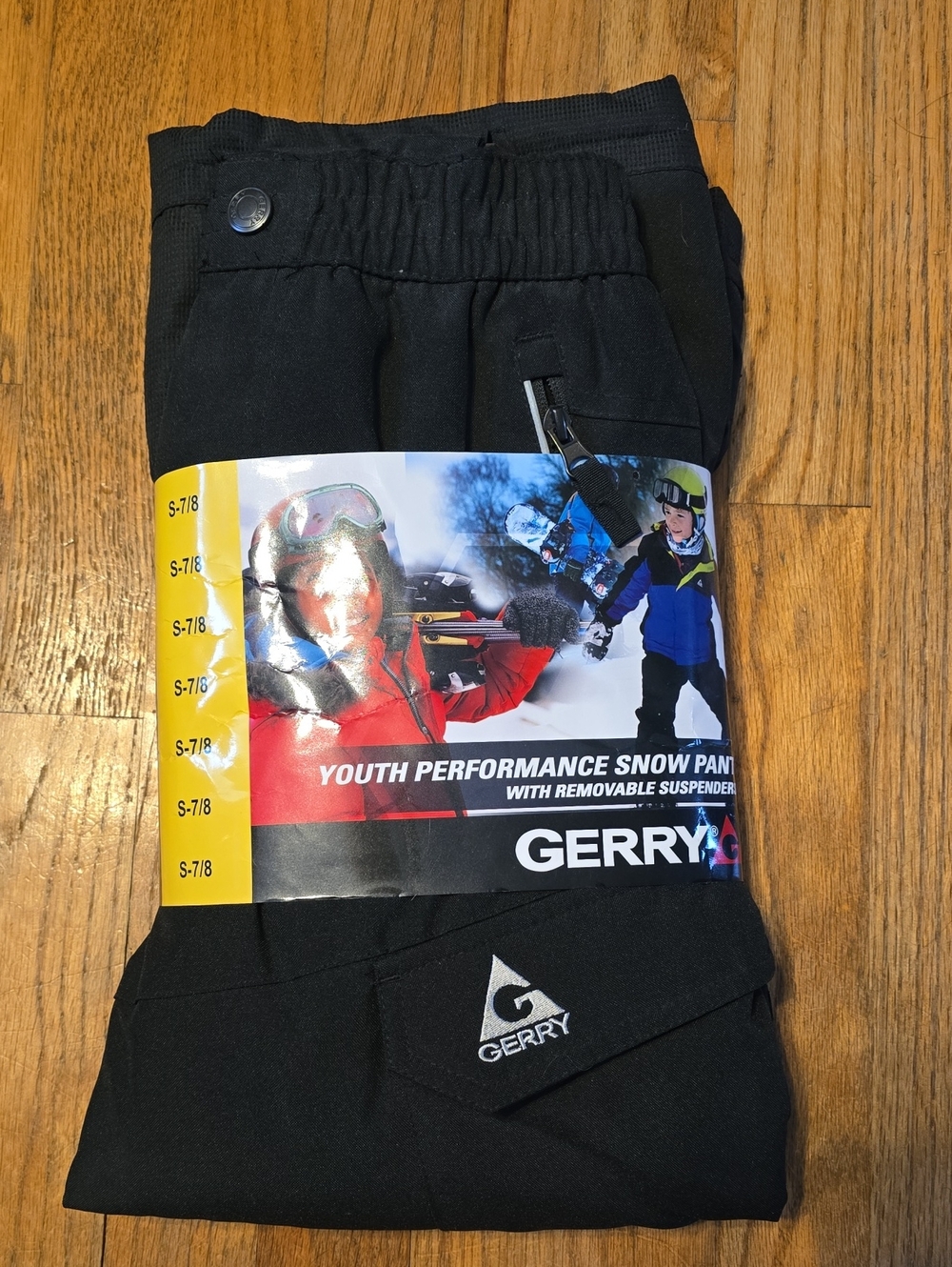Gerry Weber Kids Black Youth Snow Pants with Logo
